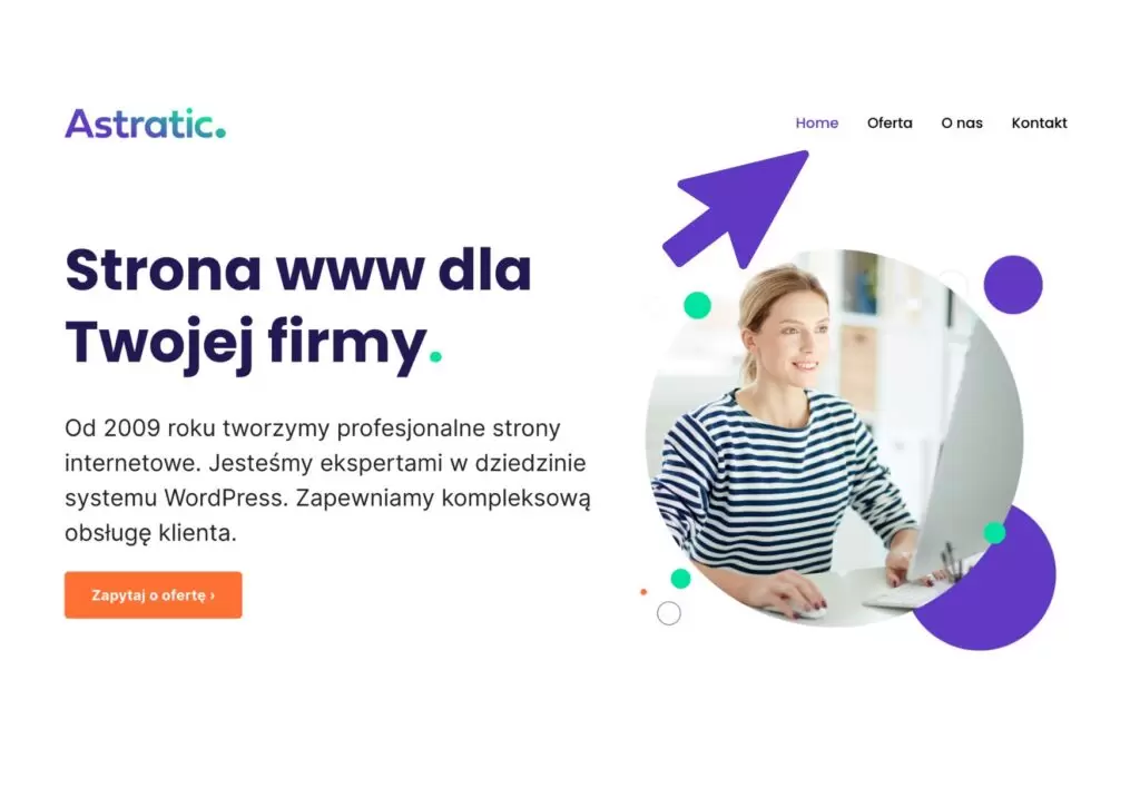Menu strony internetowej