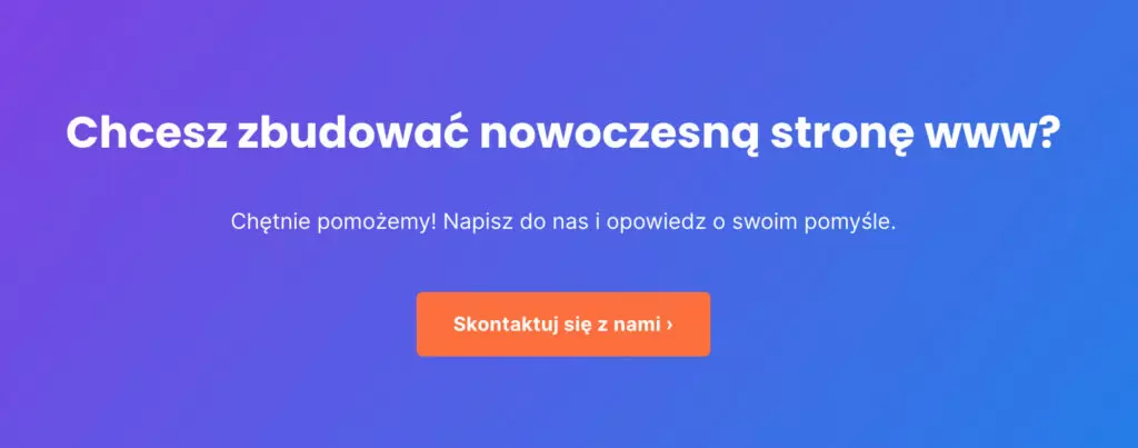 Call to Action na stronie firmowej